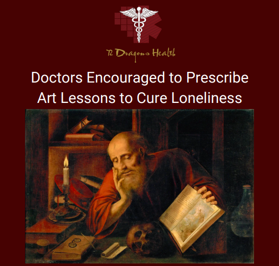 Doctors Encouraged to Prescribe Art Lessons to Cure Loneliness